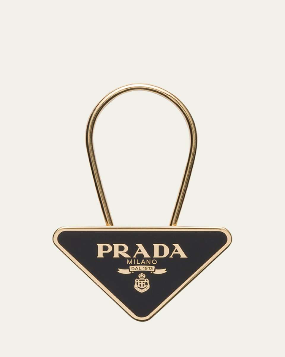 Triangle Metal Keychain